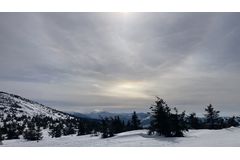 Sobotní túra přes Smělec, sjezd do Czarny Kociol, Petrovka, Moravská bouda