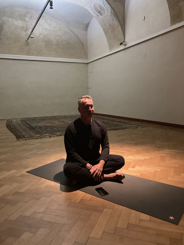 Krásná vánoční atmosféra ve Šternberském paláci. Namasté.