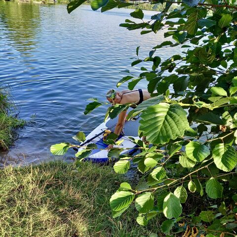 Paddleboardy v Poděbradech