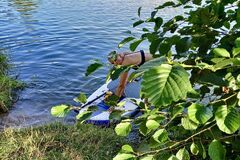 Paddleboardy v Poděbradech