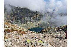 Pohled na Zelené Kriváňské pleso