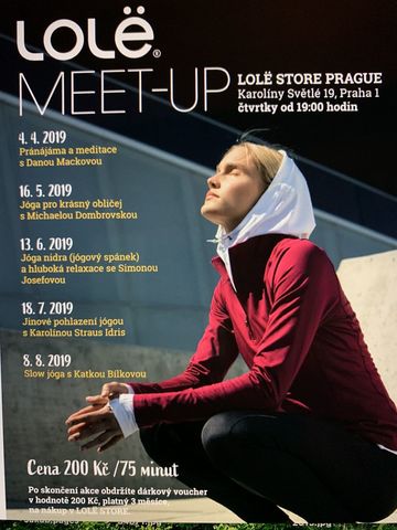 Inspirace pro praxi jógy v Lolë store Prague